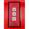 Image 1 : Framed Chinese Calligraphy Art (Good Fortune, Prosperity, & Longevity)