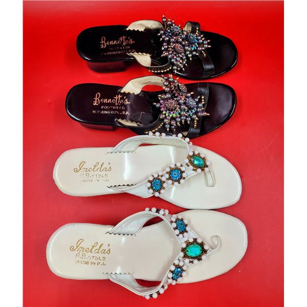 Beaded Sandal Lot w/ Bennette's & Imelda's