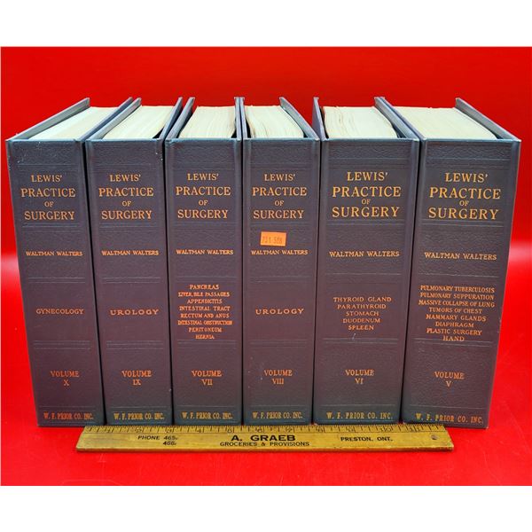 1950's Lewis' Practice of Surgery Book Set