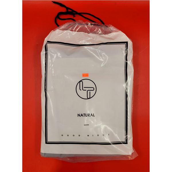 LT Natural Queen Duvet Cover and Shams