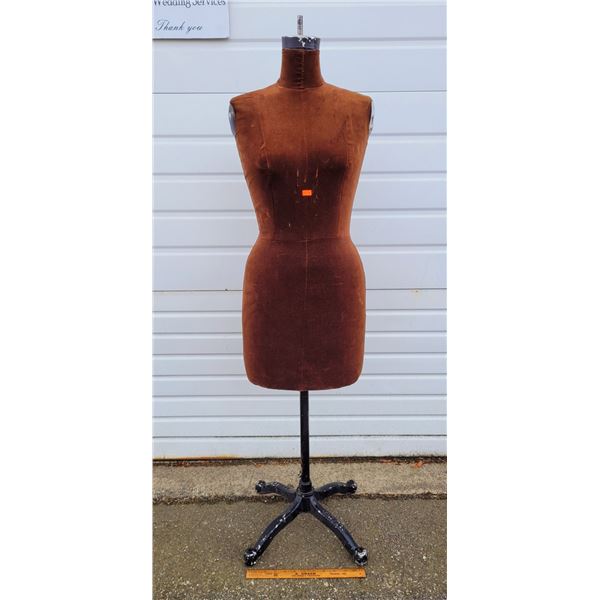 VTG Mannequin w/ Cast Iron Base Made In Toronto