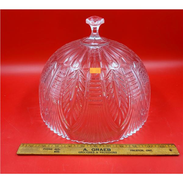 Heavy Crystal Cake Dome