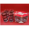 Image 1 : 4 Teddy Bear Christmas Glasses & Seasonal Glasses