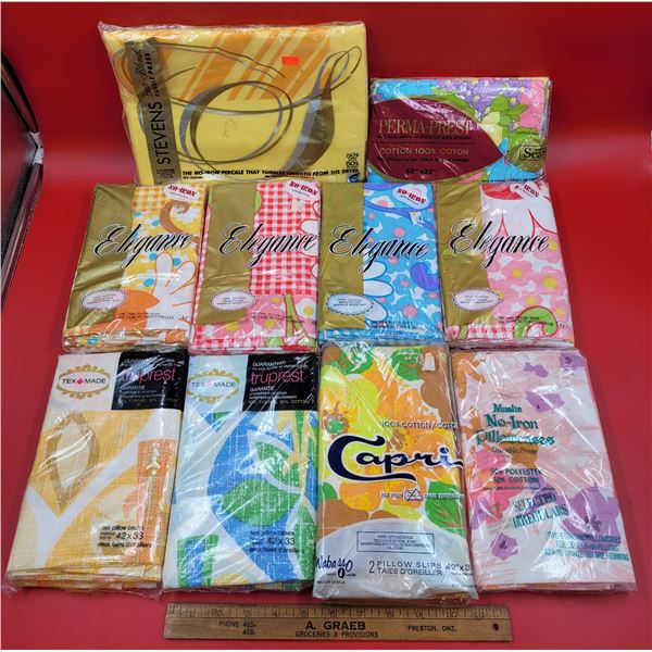 Lot of NOS No Iron Pillowcases