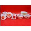Image 1 : MCM Fire King Mugs & Serving Bowls