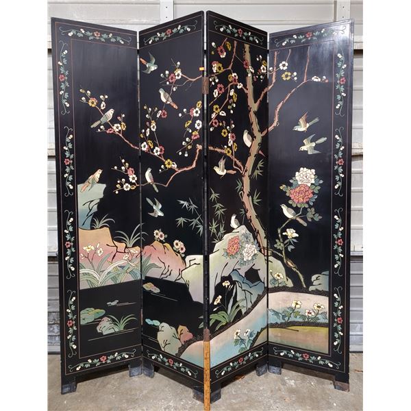VTG Japanese Painted Room Divider