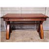 Image 1 : Solid Wooden Extendable Table
