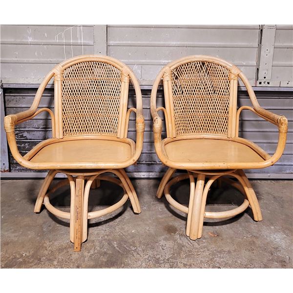 Pair Of VTG Rettan Chairs
