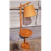 Image 2 : MCM Wooden Side Table Lamp