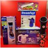 Image 1 : Kitchen & Home Lot w/ Chop Wizard, Oster Blender, 2 Fabric Steamers, & More