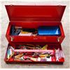 Image 1 : SPG International Red Toolbox w/ Assorted Tools