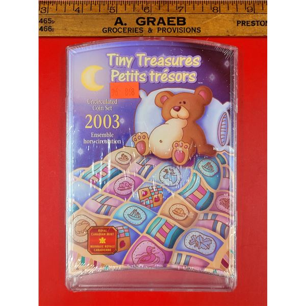 Royal Canadian Mint Uncirculated Tiny Treasures 2003 Coin Set