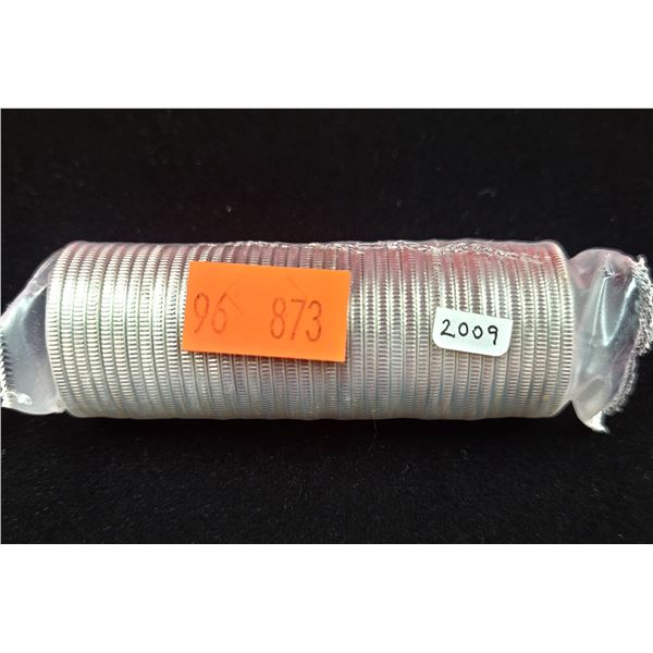 Roll of Uncirculated 2009 Canadian Quarters
