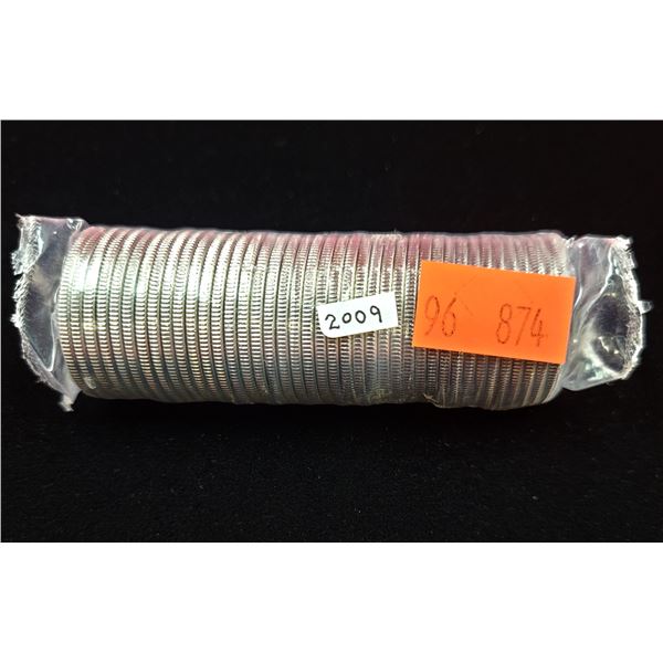 Roll of Uncirculated 2009 Canadian Quarters