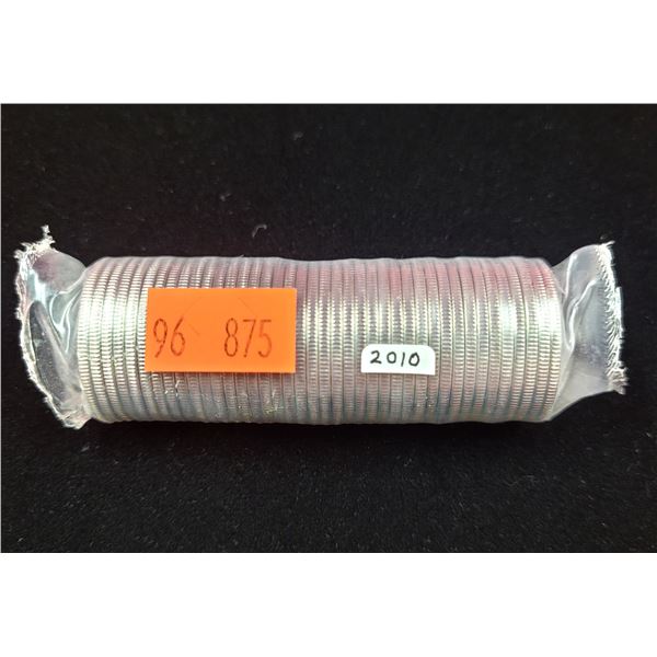 Roll of Uncirculated 2010 Canadian Quarters