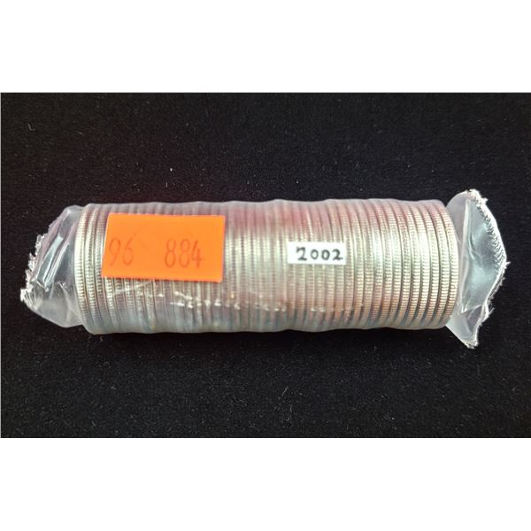Roll of Uncirculated 2002 Canadian Quarters