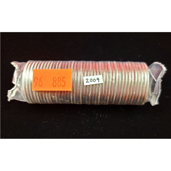 Roll of Uncirculated 2009 Canadian Quarters