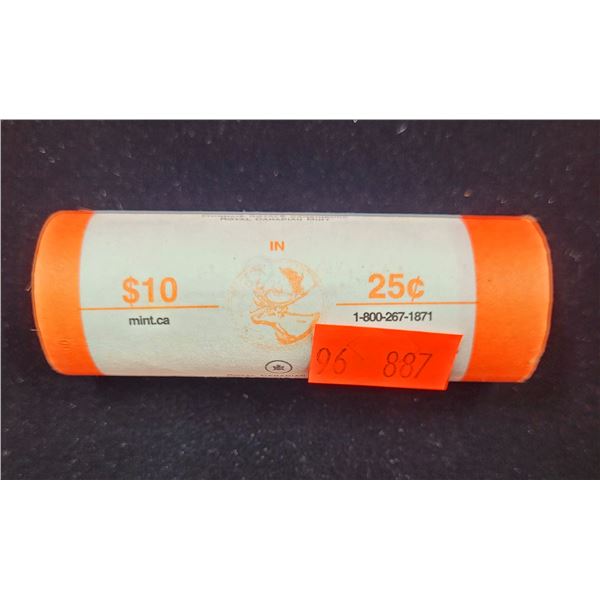 Roll of Uncirculated 2007 Canadian Quarters