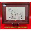 Image 1 : Oak Framed Polar Bear Sketch