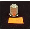 Image 1 : Small English Hallmarked Sterling Silver Thimble