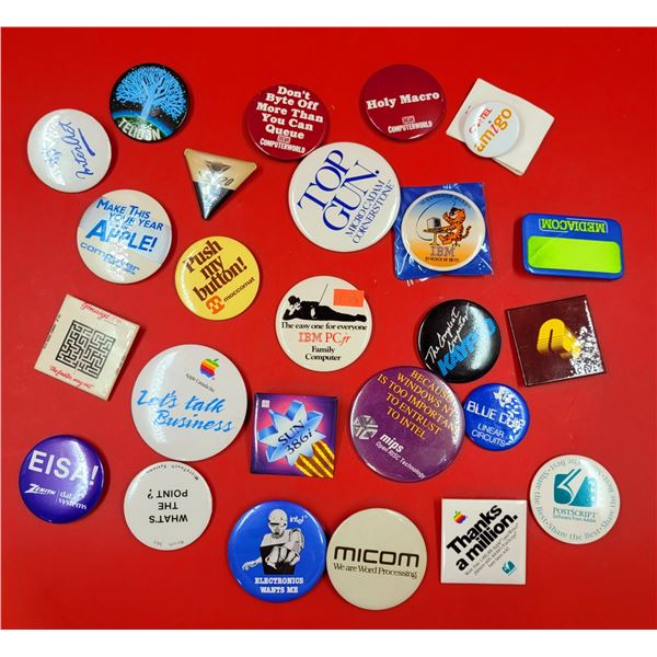 25 VTG Computer-Related Badges