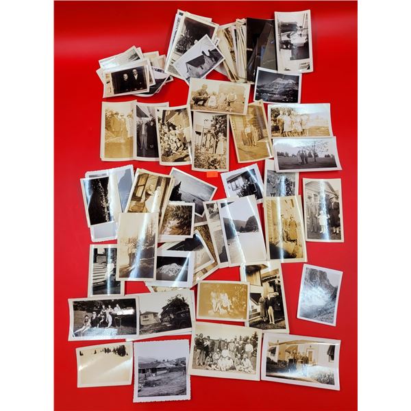 Over 100 Early Black & White Photos/Negatives (Mostly BC)