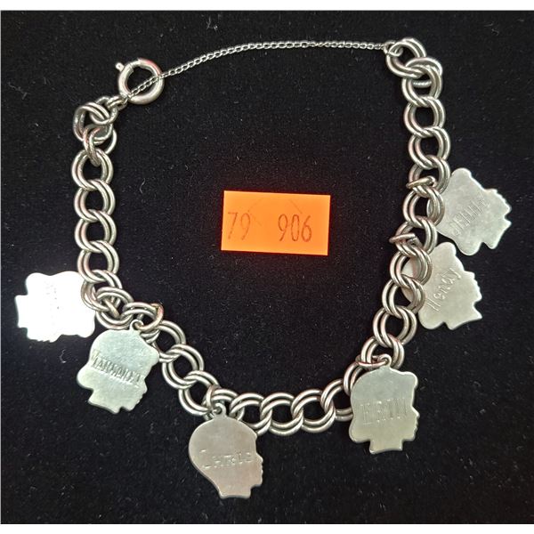 Heavy Charm Bracelet (Children's Names)