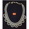 Image 1 : 1950's Faux Pearl Collar Necklace