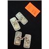 Image 2 : Pair of VTG 1930's Sterling & Enamel Cufflinks
