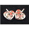 Image 2 : Sterling Heart-Shaped Earrings