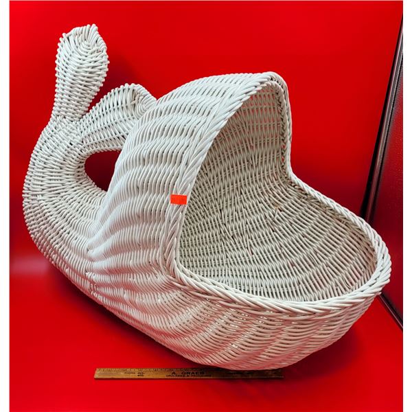 Rattan Whale Storage Basket