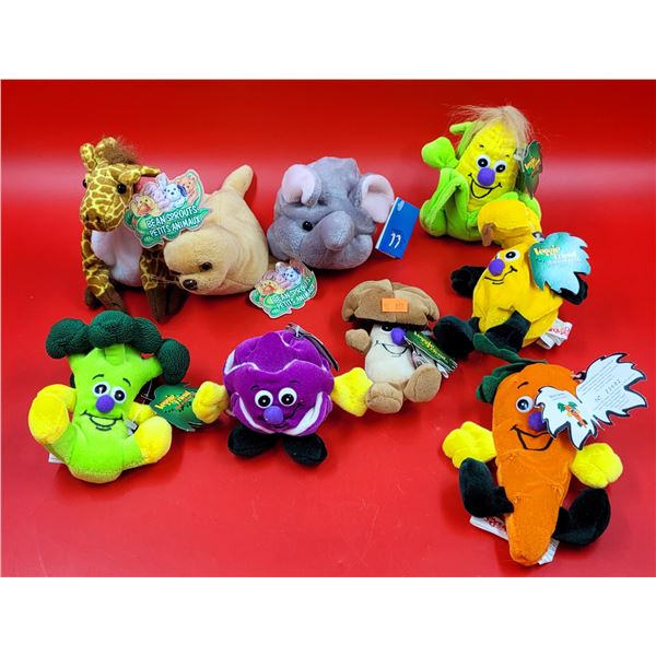 LOT Stuffed Animals & Vegtables