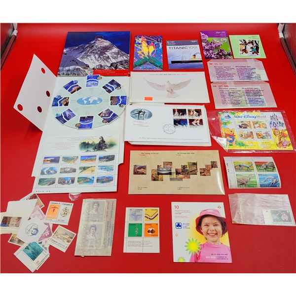 Large Lot Of Canadian Stamps