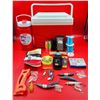 Image 1 : Cooler, Thermos & Fishing Lot