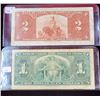 Image 2 : 1937 Bank of Canada $1 & $2 Bills