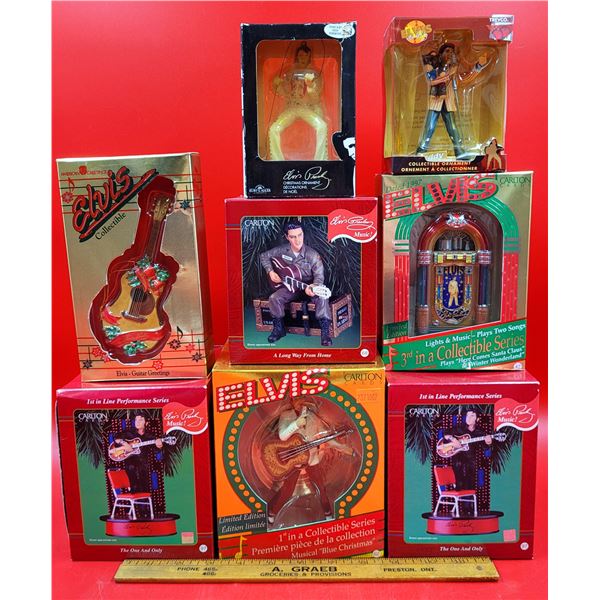 Assorted Elvis Christmas Ornaments
