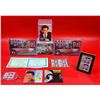 Image 1 : Elvis Collectibles Lot w/ State Quarter, Stamps, Trading Cards, Chu-Bops Mini Bubblegum LPs, & More