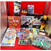 Image 1 : Toy & Comic Lot w/ Ball Blasters, Skee-Ball Game, Assorted Comics, Acrylic Paints, & More