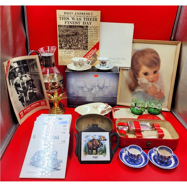 Lot Of Assorted Collectibles Including Tea Cups/Saucers