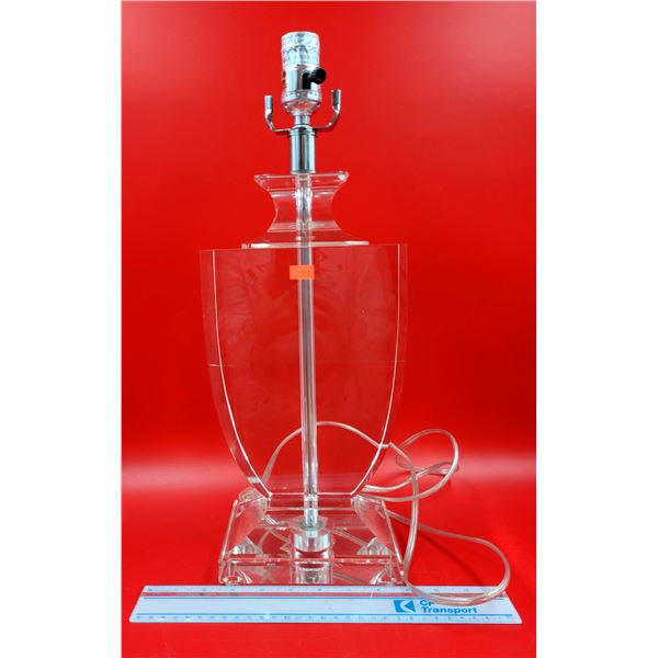 Crystal Urn Trophy Table Lamp