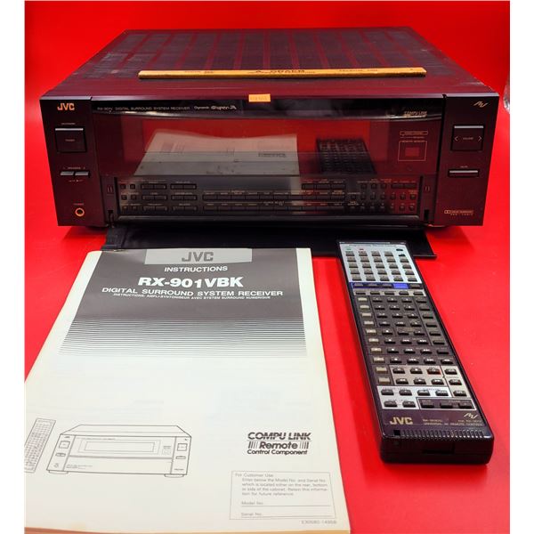 JVC RX-901VBK Digital Surround System Receiver w/ Remote