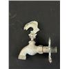 Image 3 : 2 Brass Outdoor Tap Handles, Fish and Frog