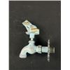 Image 4 : 2 Brass Outdoor Tap Handles, Fish and Frog
