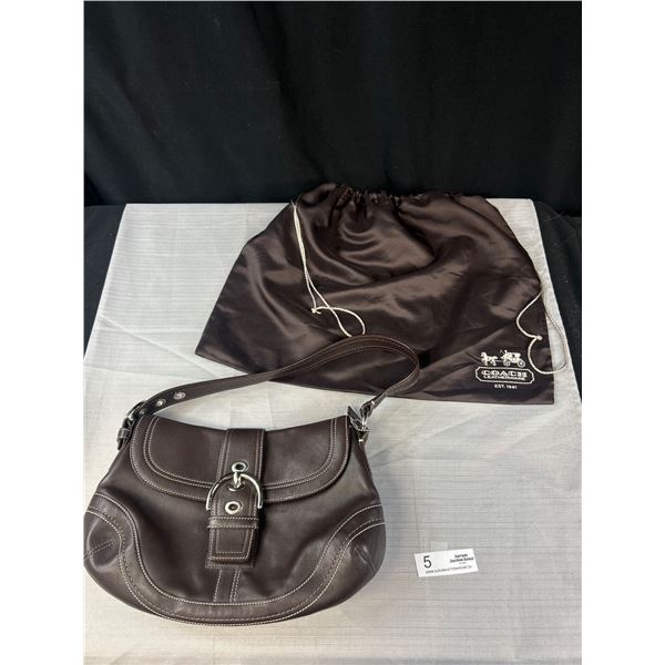 Very Nice Couch,Leather Purse w/ Bag Protector