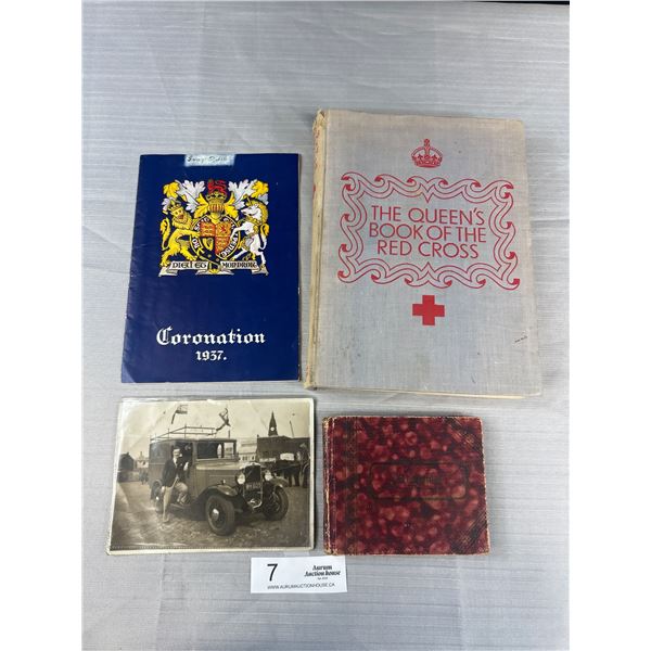 Vintage Collectible Lot, Queens Corination Photo and Autograph Book