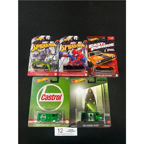 Lot of 5 Specialty Hotwheels in Original Packages