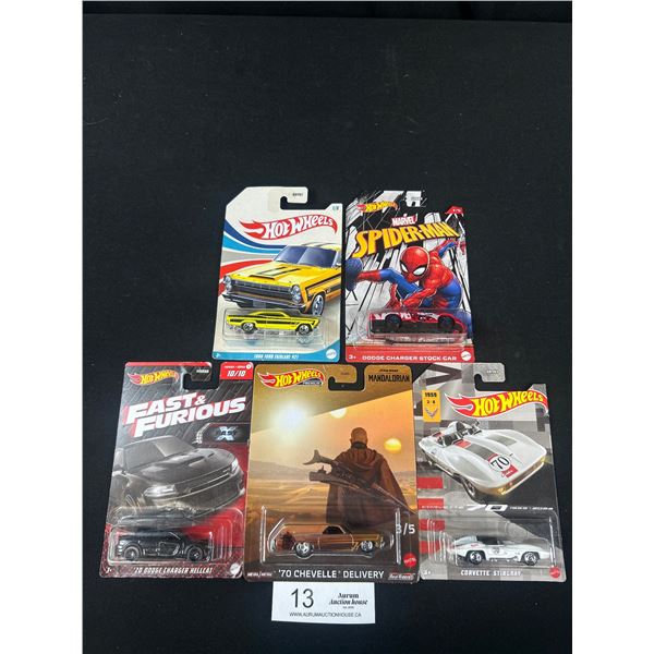 Lot of 5 Specialty Hotwheels in Original Packages