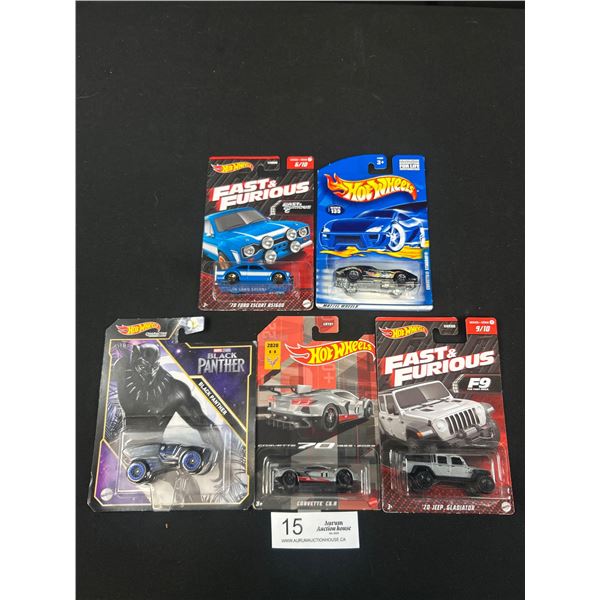 Lot of 5 Specialty Hotwheels in Original Packages