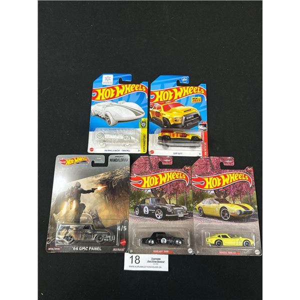 Nice Lot of 5 Specialty Hotwheels in Packages