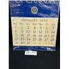 Image 2 : 1956 Royal Bank of Canada, Cardboard Calendar 15" Tall